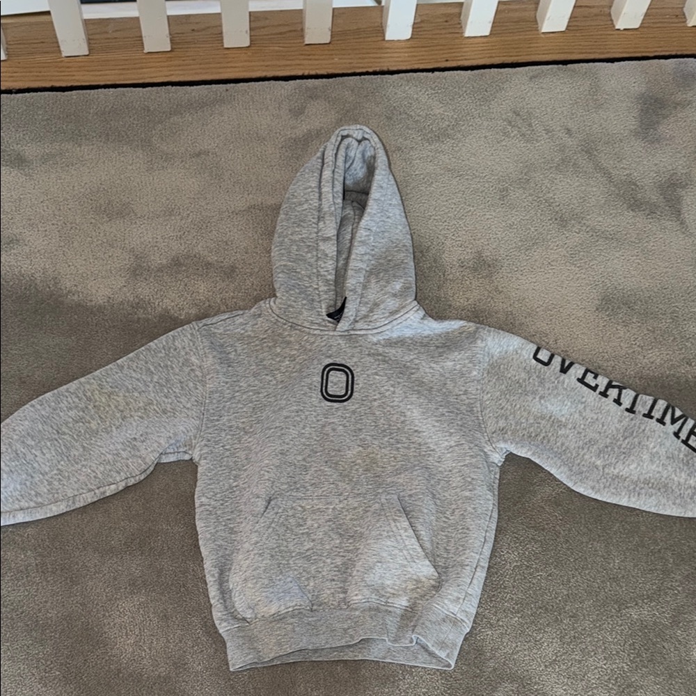 Overtime youth small Gray Hoodie